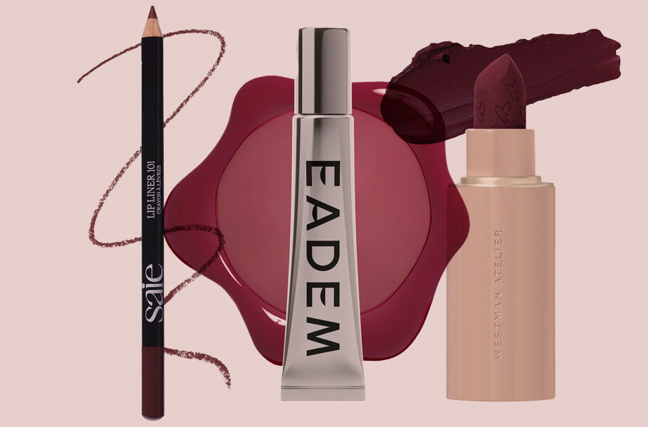 berry-colored lip products