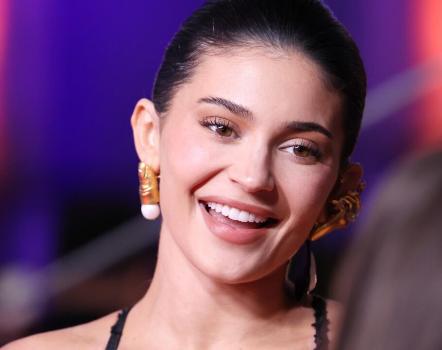 Kylie Jenner attends the red carpet during the 70th David Di Donatello at Cinecitta Studios on May 07, 2025 in Rome, Italy.