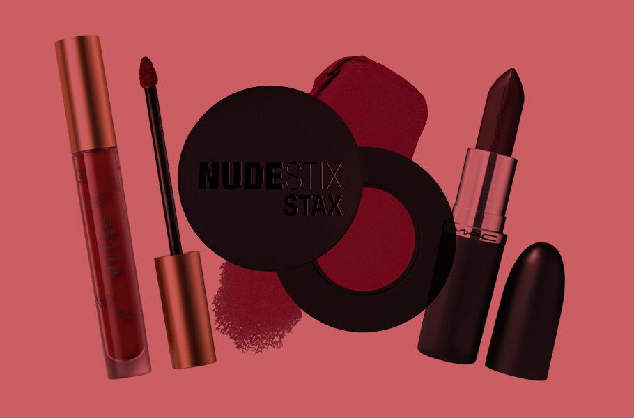 red wine makeup