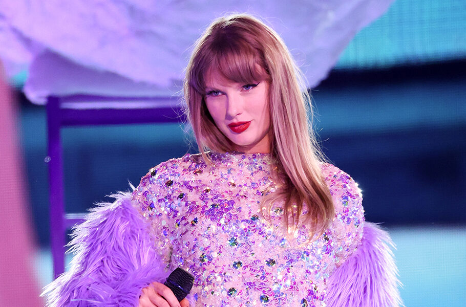 INDIANAPOLIS, INDIANA - NOVEMBER 01: EDITORIAL USE ONLY. NO STANDALONE PUBLICATION USE (NO SPECIAL INTEREST OR SINGLE ARTIST PUBLICATION USE; NO BOOK USE). Taylor Swift performs onstage during "Taylor Swift | The Eras Tour" at Lucas Oil Stadium on November 01, 2024 in Indianapolis, Indiana.